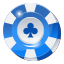 1Win poker chip